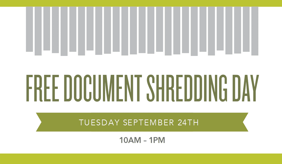 The Ashford of Mt. Washington - Free Document Shredding Day